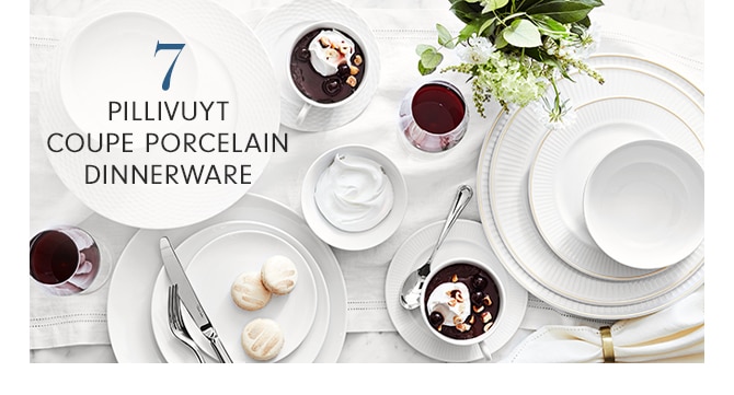 PILLIVUYT COUPE PORCELAIN DINNERWARE