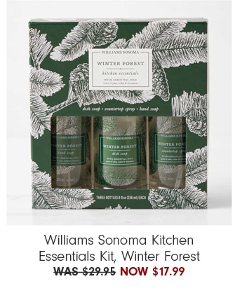 Williams Sonoma Kitchen Essentials Kit, Winter Forest NOW $23.99