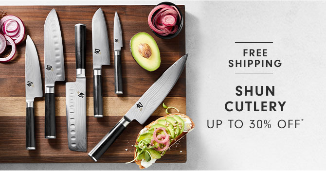 SHUN CUTLERY UP TO 30% OFF*