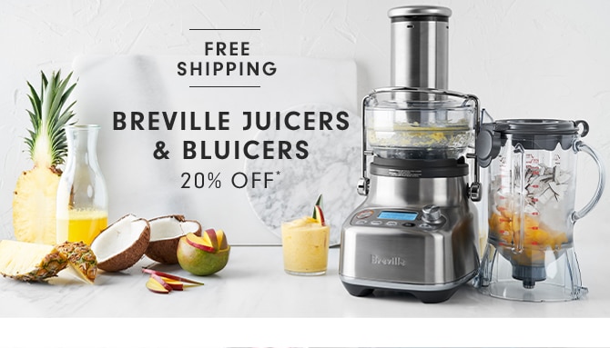 BREVILLE JUICERS & BLUICERS - 20% OFF*