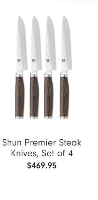 Shun Premier Steak Knives, Set of 4 $469.95