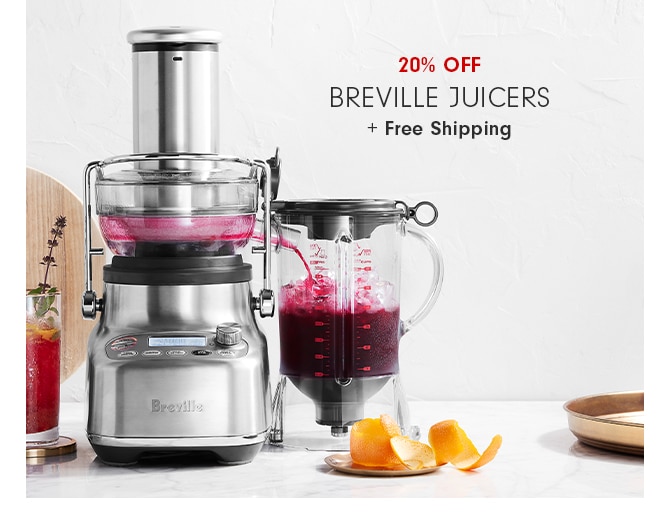 20% Off Breville Juicers + Free Shipping