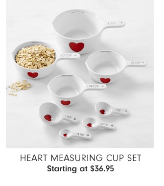 Heart Measuring Cup Set - Starting at $36.95