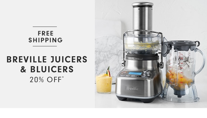 BREVILLE JUICERS & BLUICERS - 20% OFF*