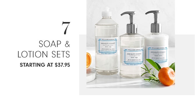 7 Soap & Lotion Sets starting at $37.95