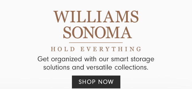 WILLIAMS SONOMA HOLD EVERYTHING - SHOP NOW