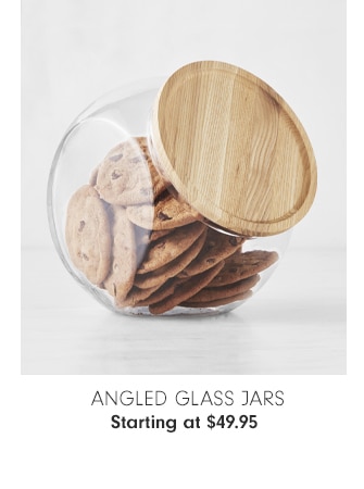  Angled Glass Jars - Starting at $49.95