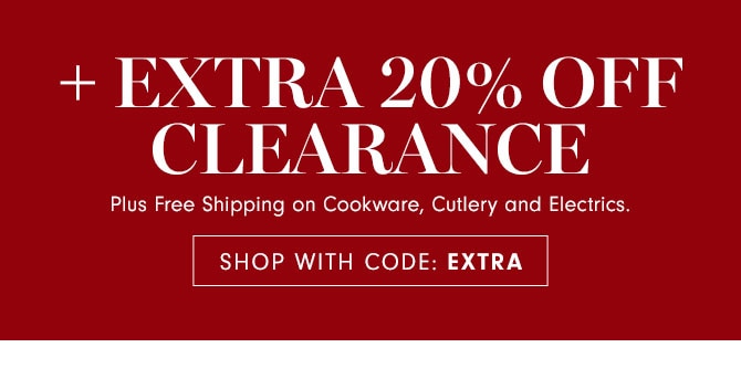 + EXTRA 20% Off Clearance - SHOP WITH CODE: EXTRA