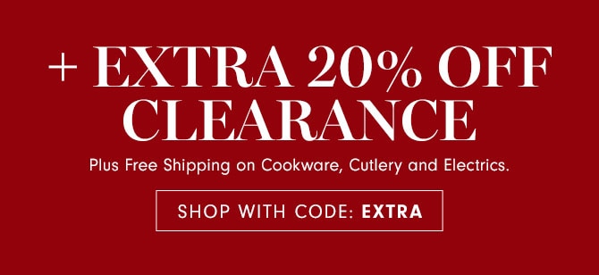 + EXTRA 20% OFF CLEARANCE - SHOP WITH CODE: EXTRA