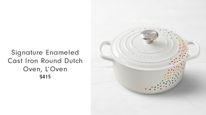 Signature Enameled Cast Iron Round Dutch Oven, L’Oven - $415