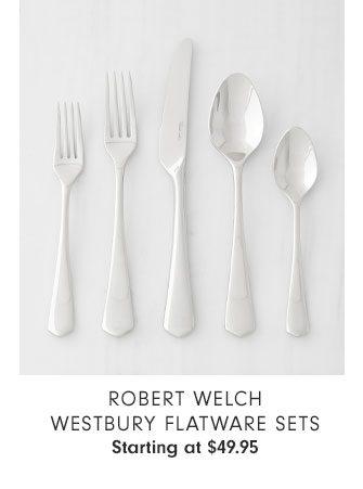 Robert Welch Westbury Flatware Sets Starting at $49.95