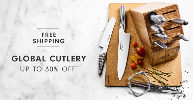  FREE SHIPPING GLOBAL CUTLERY UP TO 30% OFF 