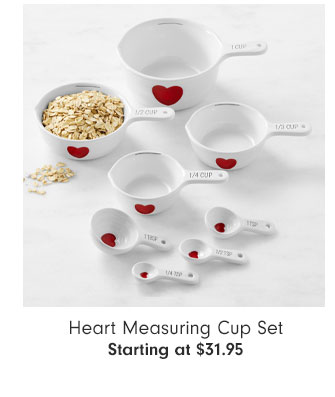 Heart Measuring Cup Set Starting at $31.95