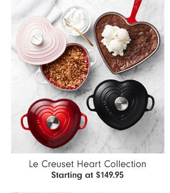 Le Creuset Heart Collection Starting at $149.95