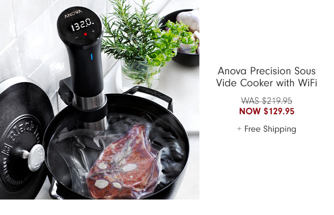 Anova Precision Sous Vide Cooker with WiFi NOW $129.95 + Free Shipping