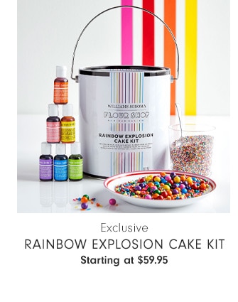 Rainbow Explosion Cake Kit - Starting at $59.95