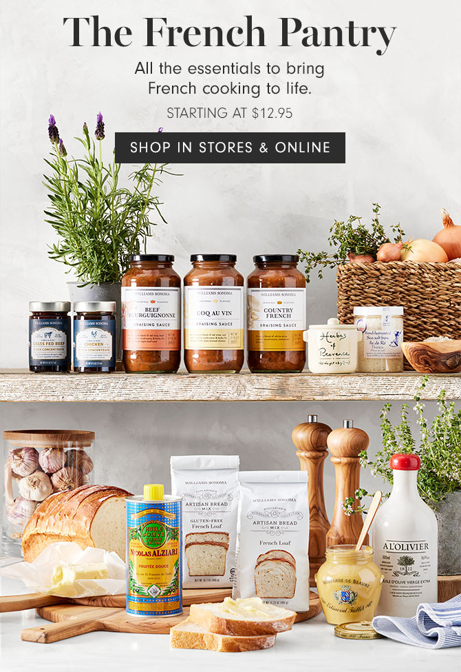 The French Pantry - All the essentials to bring French cooking to life. SHOP IN STORES & ONLINE