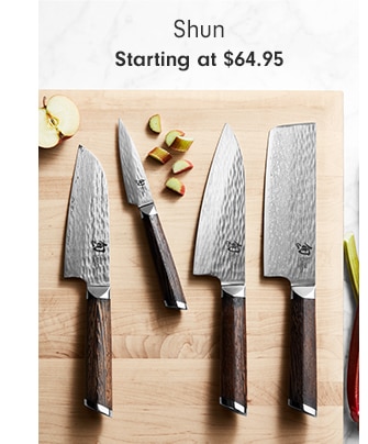 Shun - Starting at $64.95