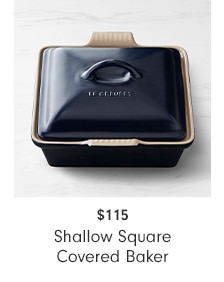  $115 Shallow Square Covered Baker 
