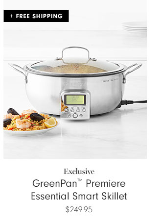 Exclusive - GreenPan™ Premiere Essential Smart Skillet $249.95