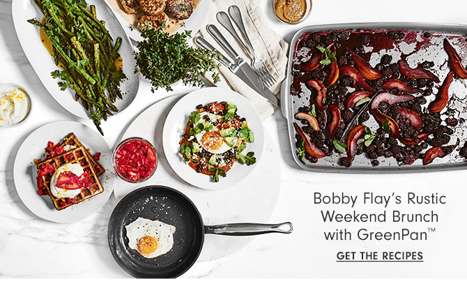 Bobby Flay’s Rustic Weekend Brunch with GreenPan™ - GET THE RECIPES