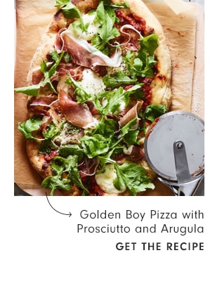 Golden Boy Pizza with Prosciutto and Arugula - get the recipe