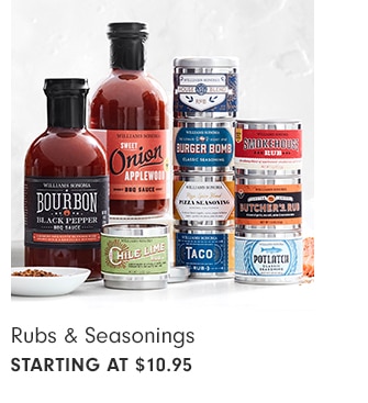 Rubs & Seasonings - starting at $10.95