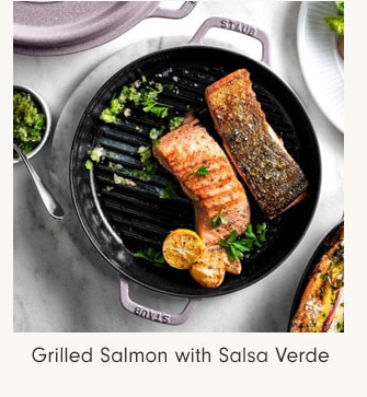 Grilled Salmon with Salsa Verde