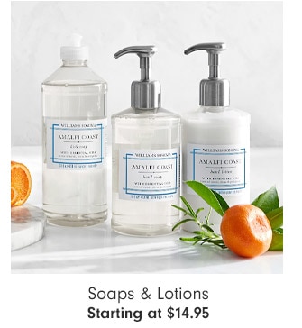 Soaps & Lotions Starting at $14.95