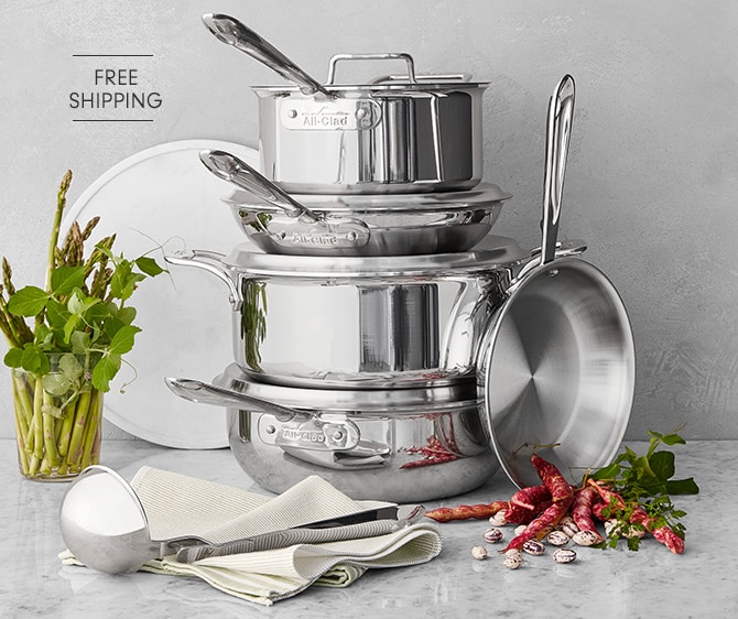 d5 Stainless-Steel 10-Piece Essential Cookware Set - Our Price $799.95