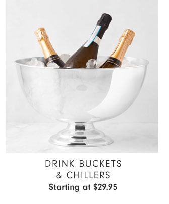 Drink Buckets & Chillers Starting at $29.95