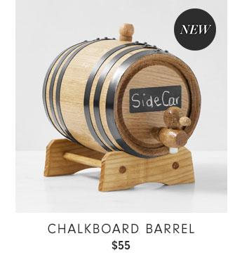 Chalkboard Barrel $55