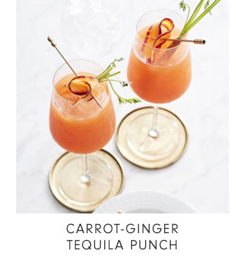 Carrot-Ginger Tequila Punch