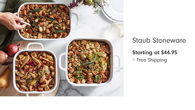 Staub Stoneware Starting at $44.95 + Free Shipping