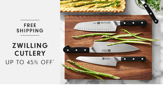 Zwilling Cutlery up to 45% off*