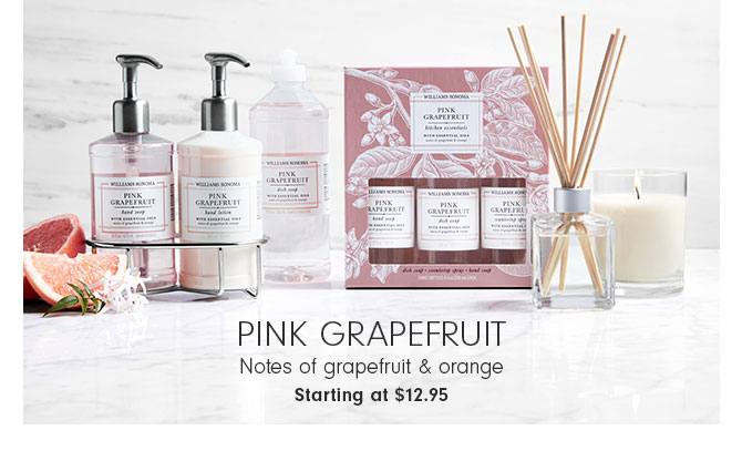 Pink Grapefruit - Notes of grapefruit & orange Starting at $12.95