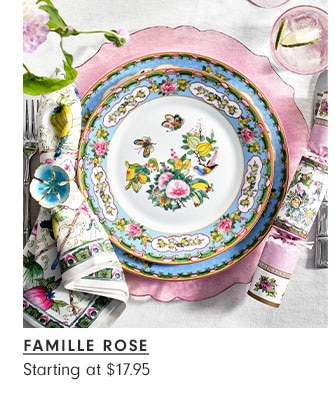 Famille Rose Starting at $17.95