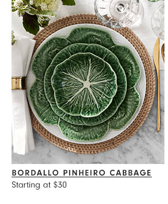 Bordallo Pinheiro Cabbage Starting at $30