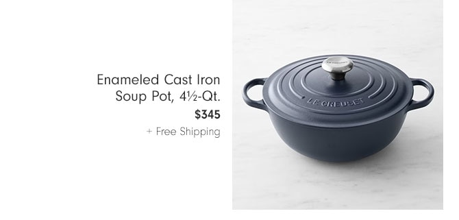 Enameled Cast Iron Soup Pot, 4½-Qt. $345 + Free Shipping