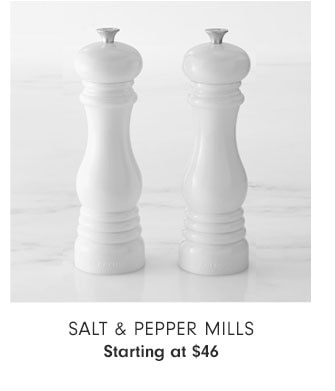 Salt & Pepper Mills Starting at $46