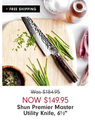 Now $149.95 Shun Premier Master Utility Knife, 6½"