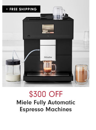 $300 Off Miele Fully Automatic Espresso Machines