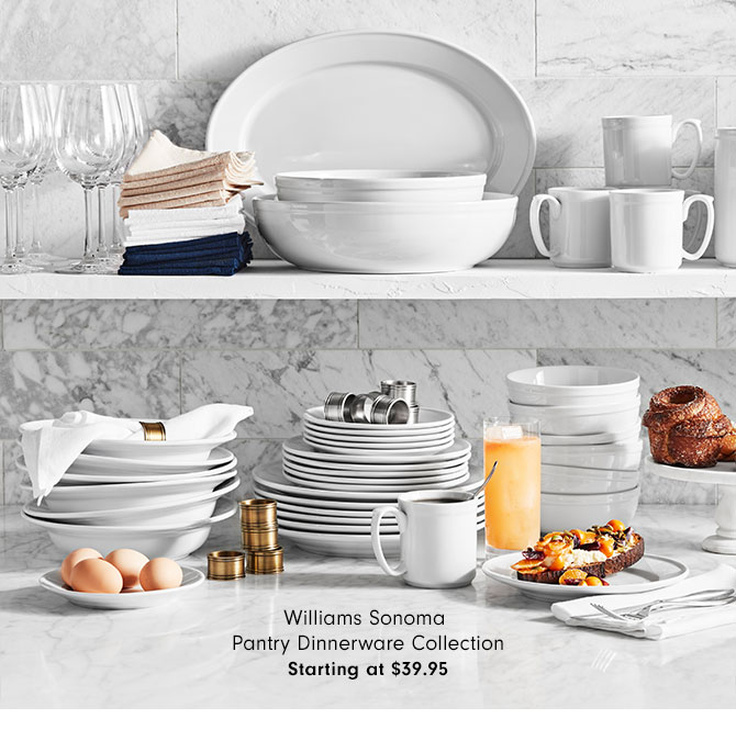 Williams Sonoma Pantry Dinnerware Collection Starting at $39.95