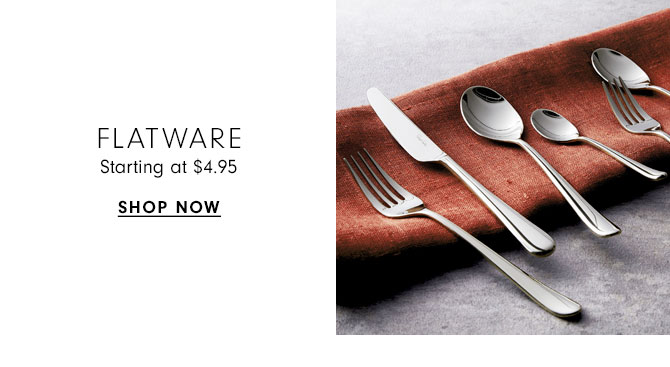 Flatware Starting at $4.95 - Shop now