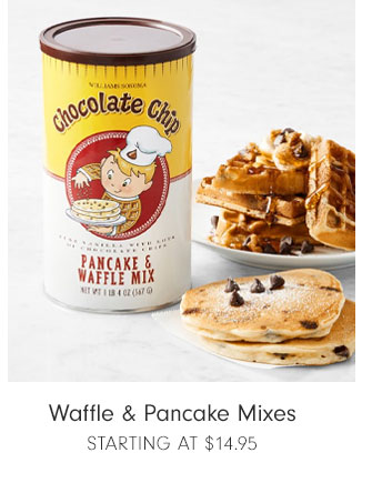 Waffle & Pancake Mixes starting at $14.95