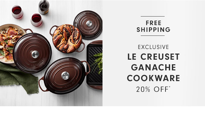 EXCLUSIVE - Le Creuset Ganache Cookware 20% OFF*