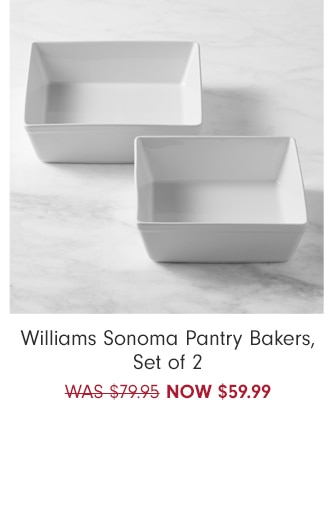 Williams Sonoma Pantry Bakers, Set of 2 - NOW $59.99 - + Free Shipping