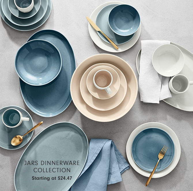 Jars Dinnerware collection - Starting at $24.47