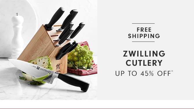 Zwilling Cutlery - up to 45% Off*