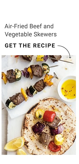 Air-Fried Beef and Vegetable Skewers - GET THE RECIPE